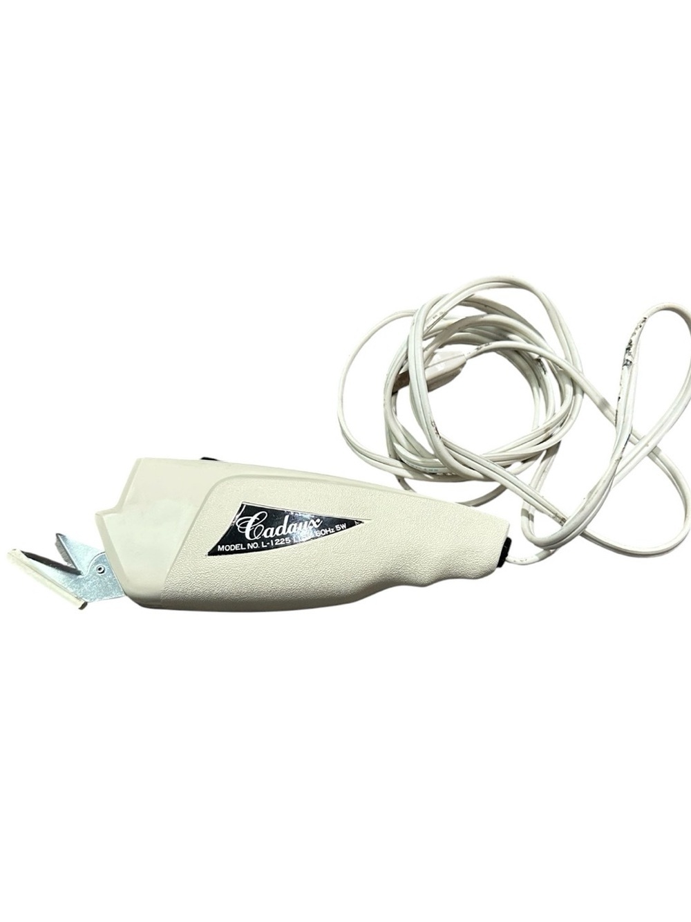 Cadaux vintage Electric Fabric Cutter in Off-White
